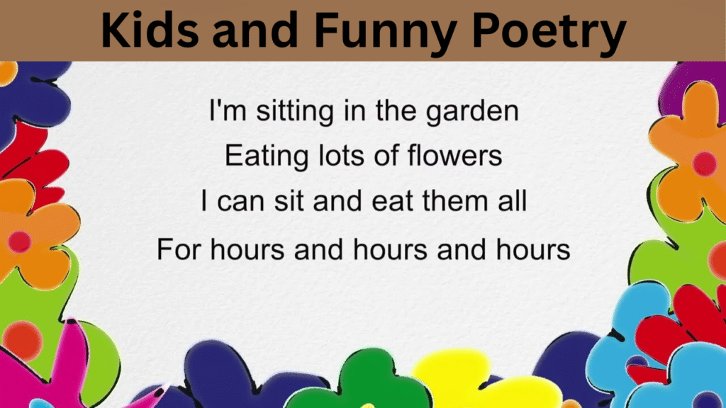 Kids and Funny Poetry