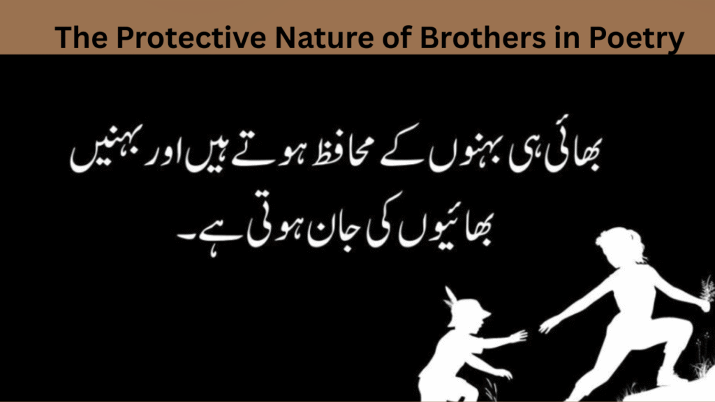 The Protective Nature of Brothers in Poetry