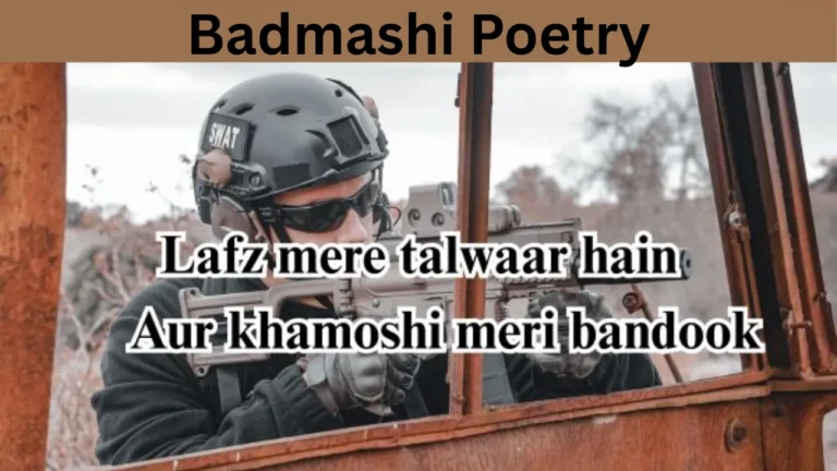 Badmashi Poetry