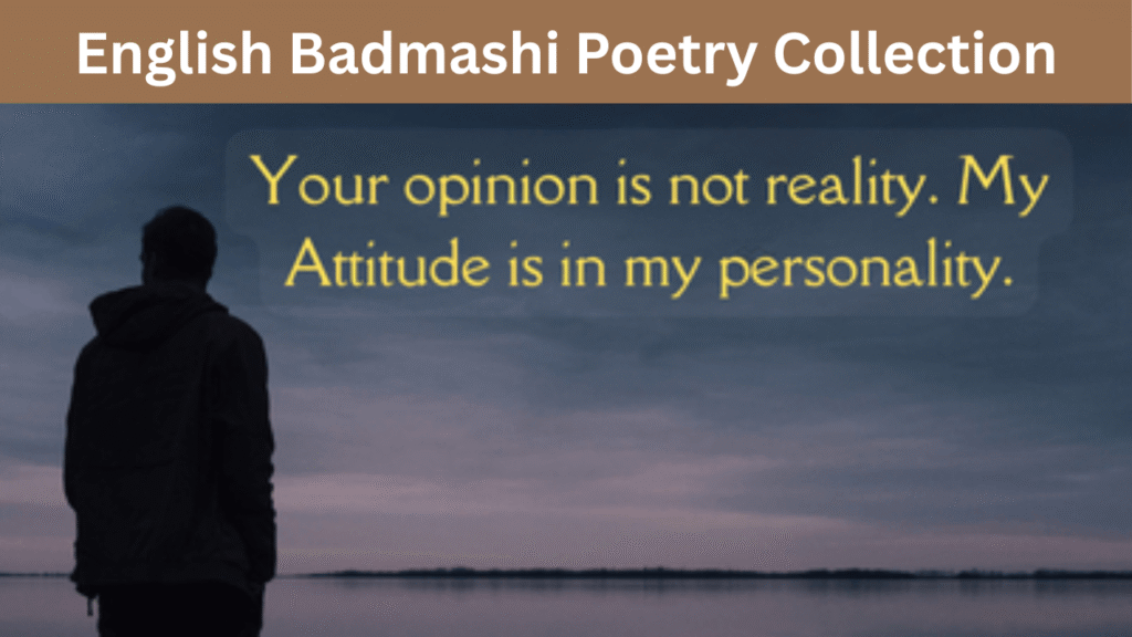 English Badmashi Poetry Collection