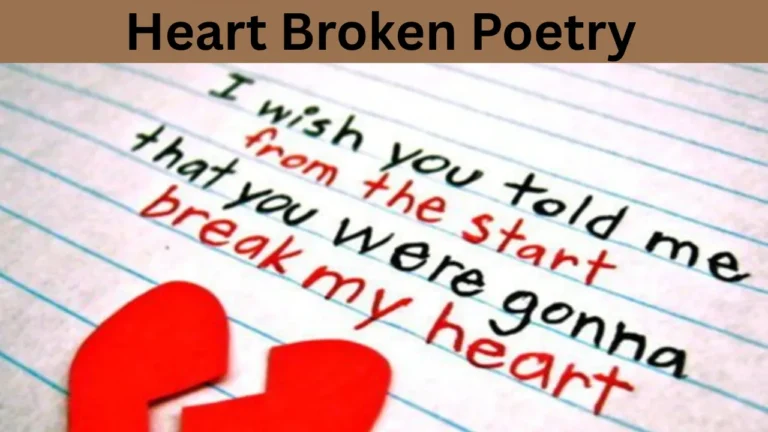 Heart Broken Poetry