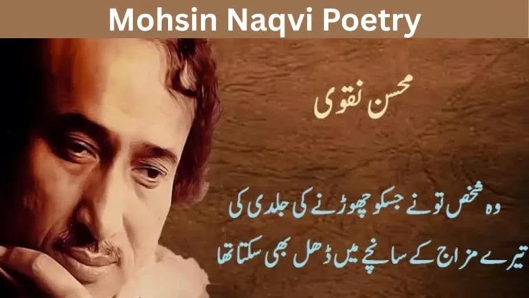 Mohsin Naqvi Poetry