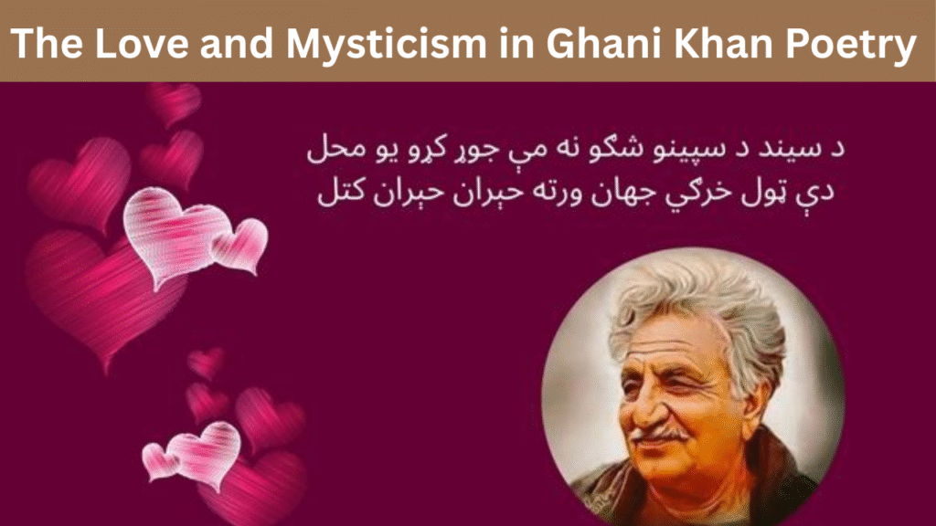 The Love and Mysticism in Ghani Khan Poetry