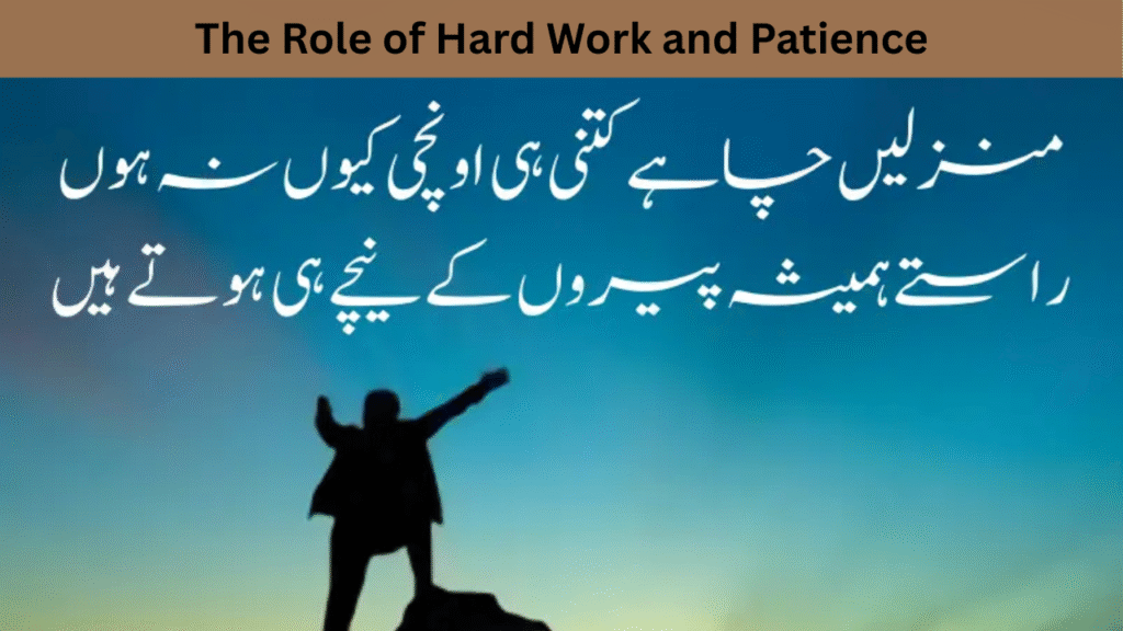 The Role of Hard Work and Patience