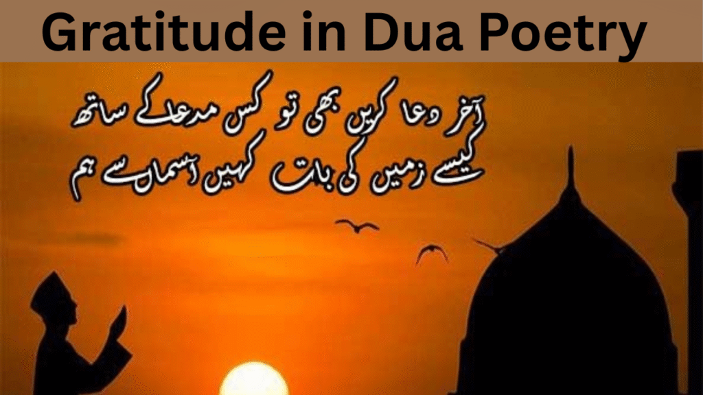 Gratitude in Dua Poetry
