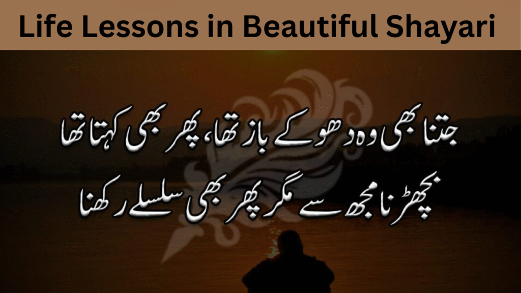 Life Lessons in Beautiful Shayari 
