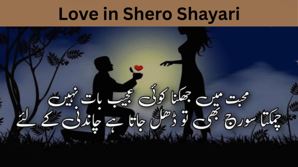 Love in Shero Shayari