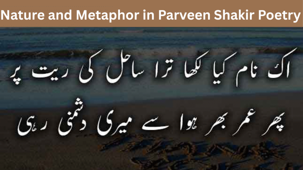 Nature and Metaphor in Parveen Shakir Poetry