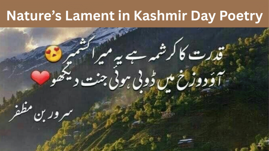 Nature’s Lament in Kashmir Day Poetry