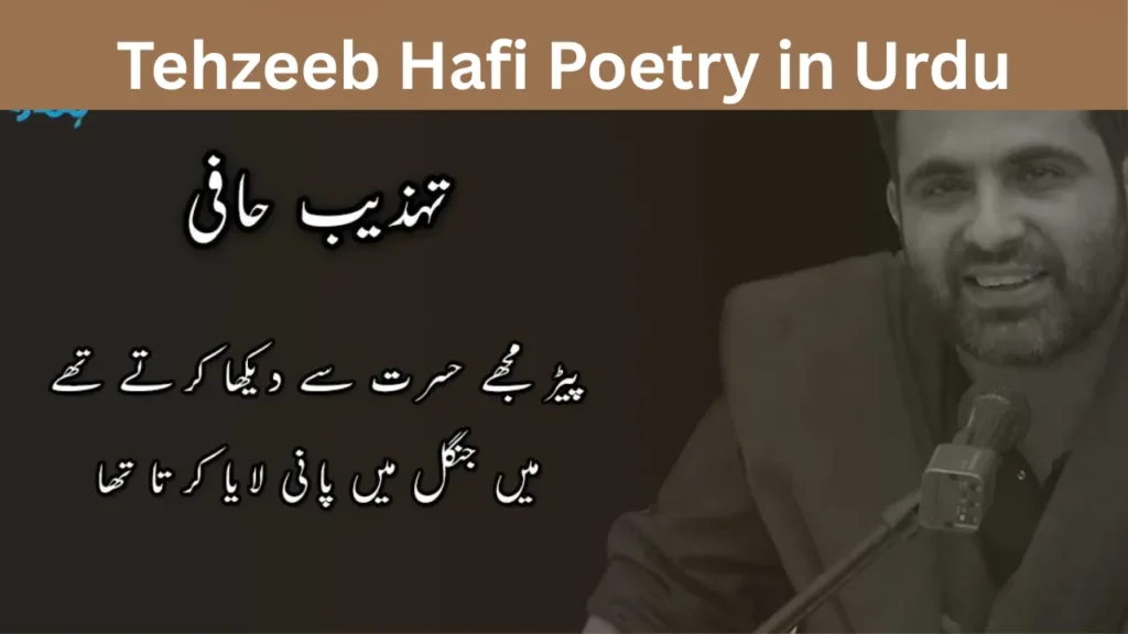 Tehzeeb Hafi Poetry in Urdu