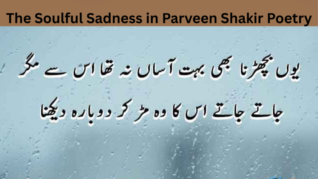 The Soulful Sadness in Parveen Shakir Poetry